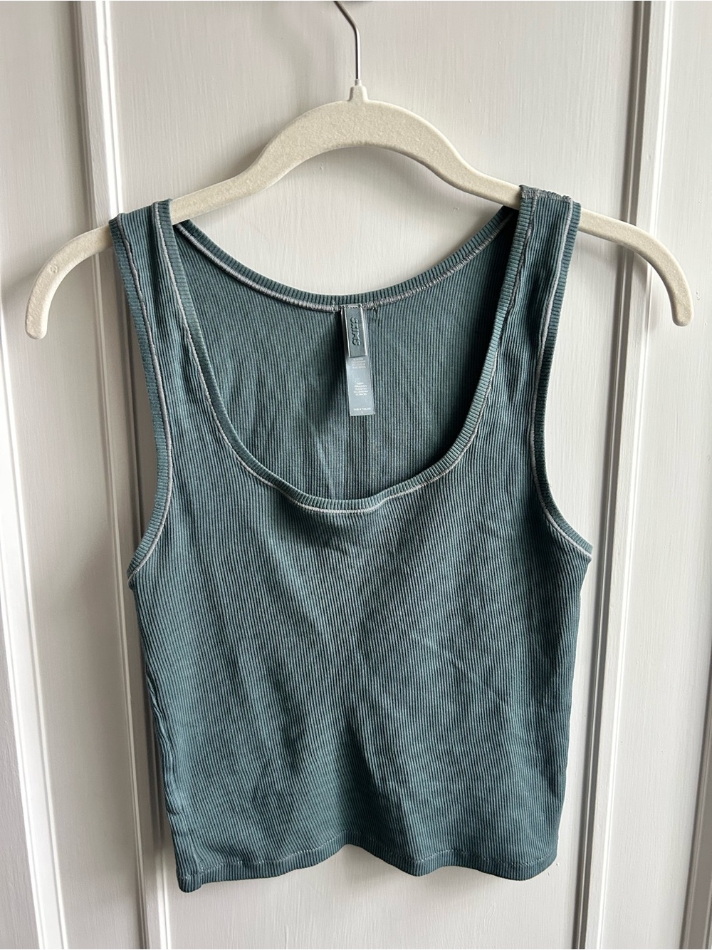 SKIMS Cotton Rib Tank in Kyanite